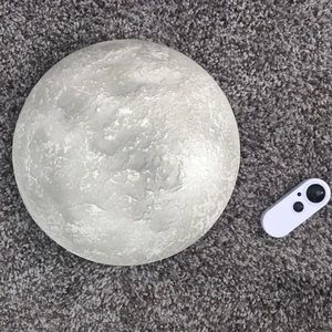 Moon in my room with remote